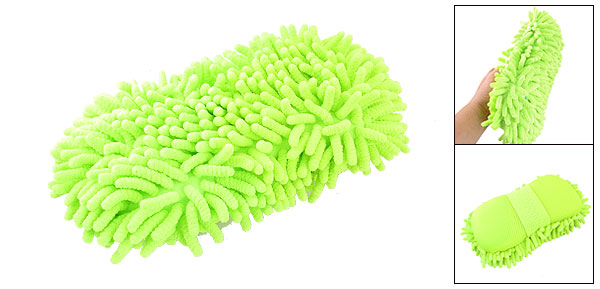 Single Sided Car Wash Pad Microfiber Sponge Brush  